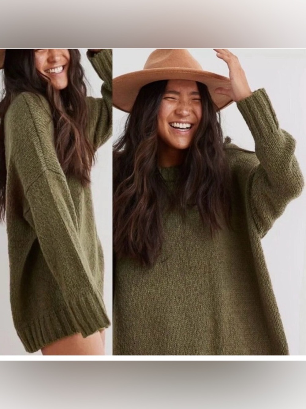 Aerie Olive Green, Oversized sweater small